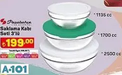 PAŞABAHÇE SAKLAMA KABI PAŞABAHÇE SAKLAMA KABI